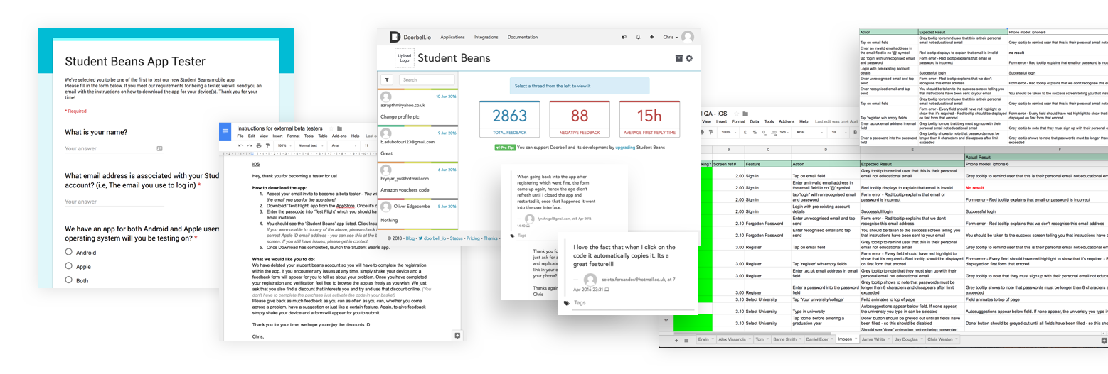 Recruiting testers & managing feedback