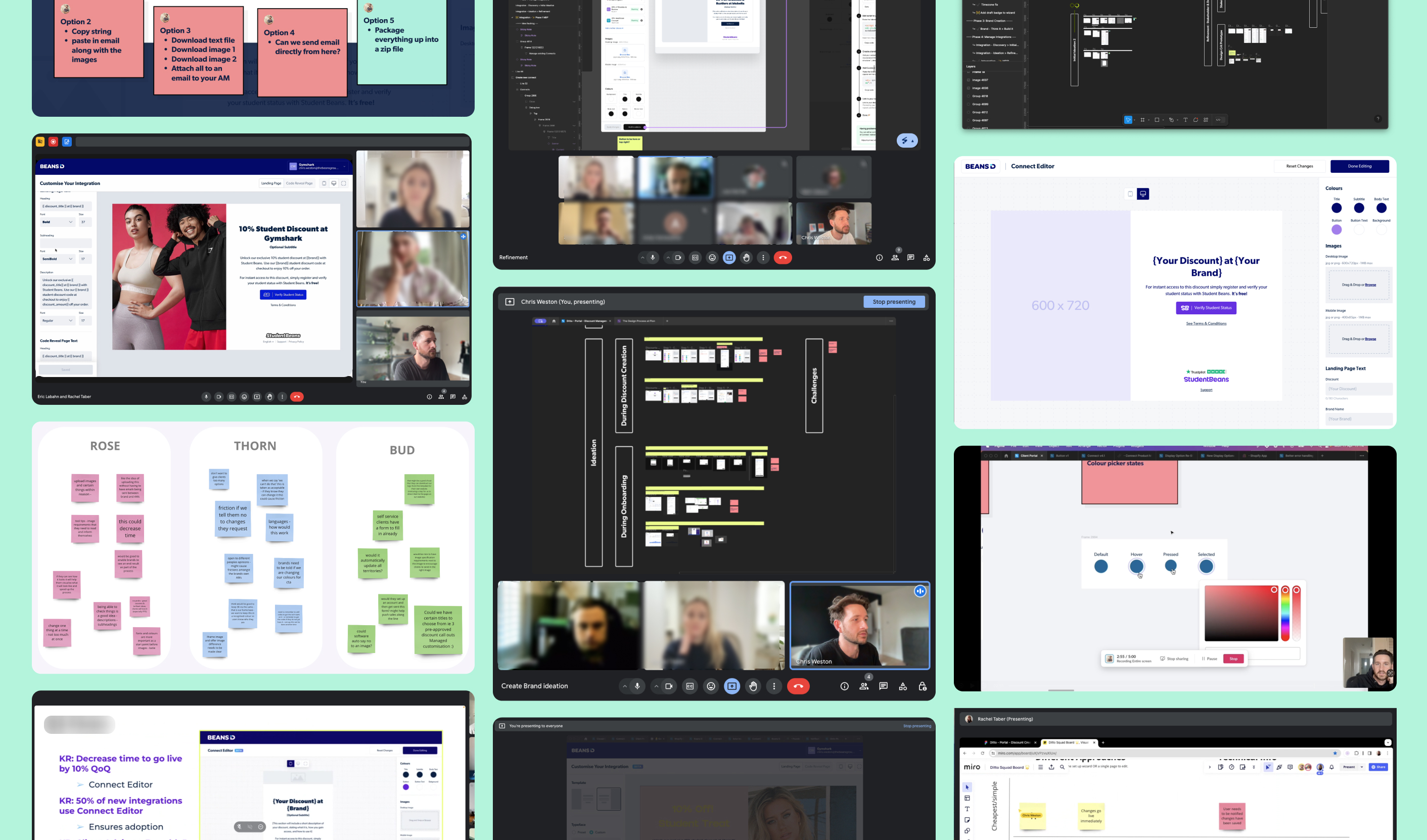 image showing the work that went into the integration editor
