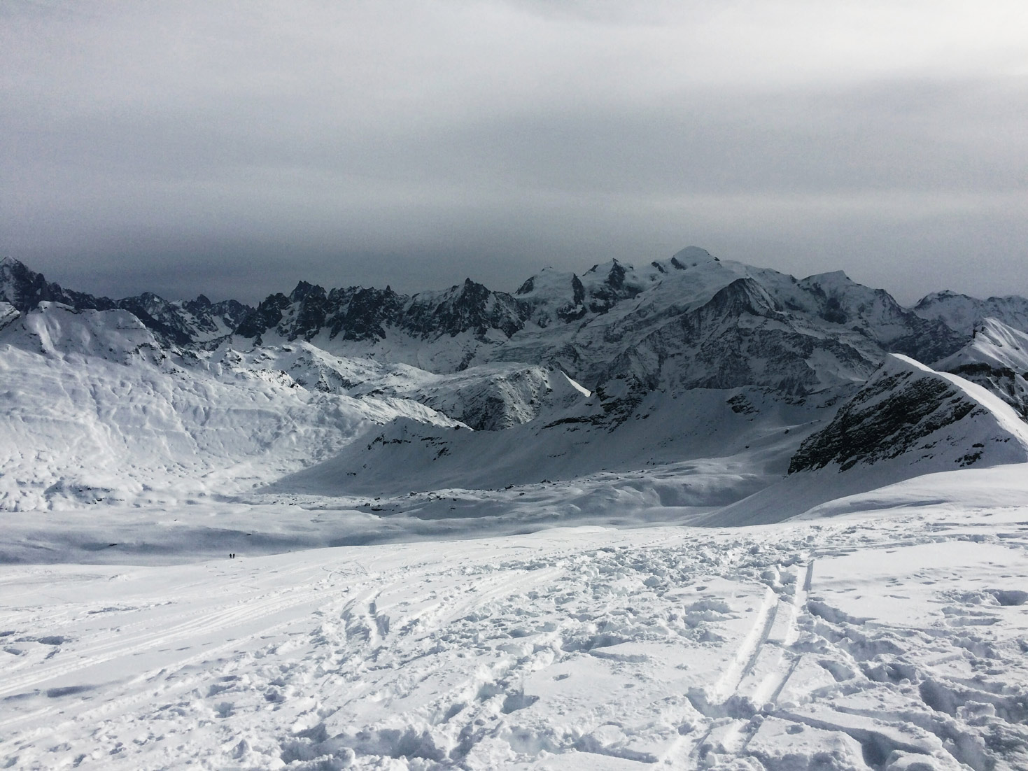 top of the mountain